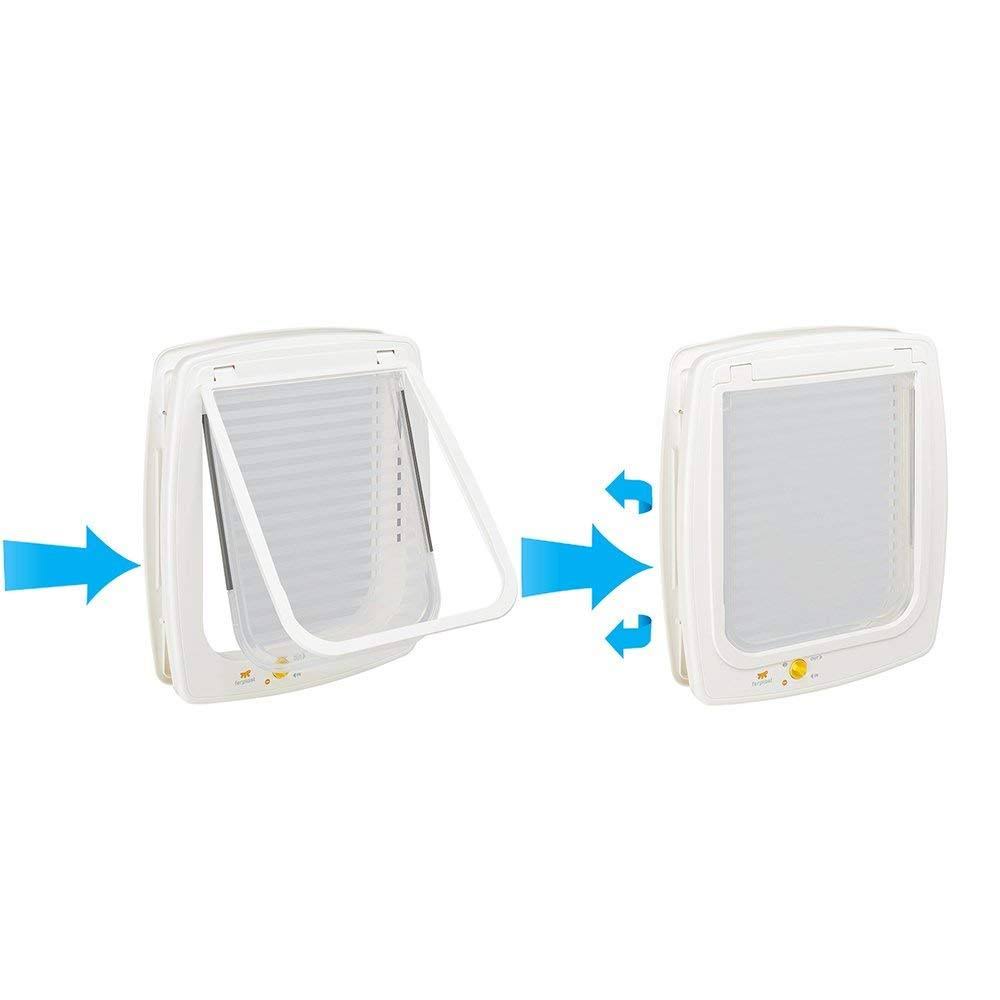 White Cat and Dog Flap Swing 15 Y377814