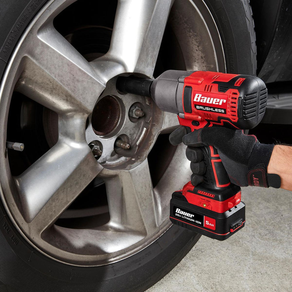 20V Brushless Cordless 1/2 in. High-Torque Impact Wrench Kit with 5 Ah Battery and Charger L2946