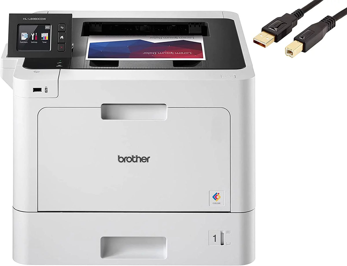 Color Laser Printer, 33 ppm, Auto 2-Sided Printing A538188