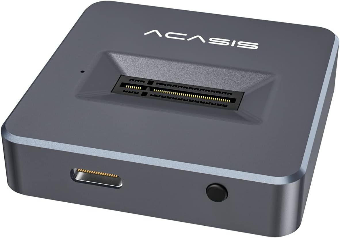 M.2 NVMe Docking Station Dual-Bay Offline Clone USB Type-C to NVME for M2 SSD M Key Hard Drives Enclosure H23202