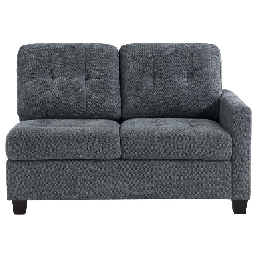 Steel Grey Upholstered Chair G586