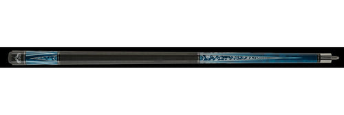 21 oz Athena Blue with White Roses Pool Cue H8456