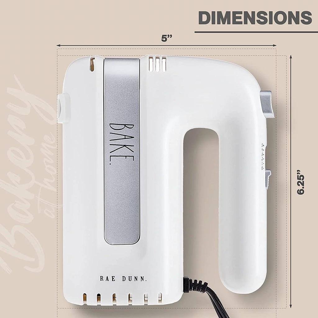 Electric Hand Mixer with Beaters and Whisk X1846