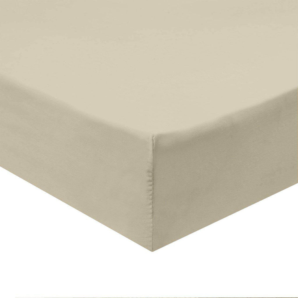 California King Fitted Sheet 600 Thread Count Ivory N817