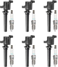 Set of 6 Ignition Coils & 2 Spark Plugs for 3.0L V6 B971143