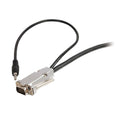 25ft Plenum-Rated HD15 UXGA M/F Extension Cable + 3.5mm M/M Audio J630