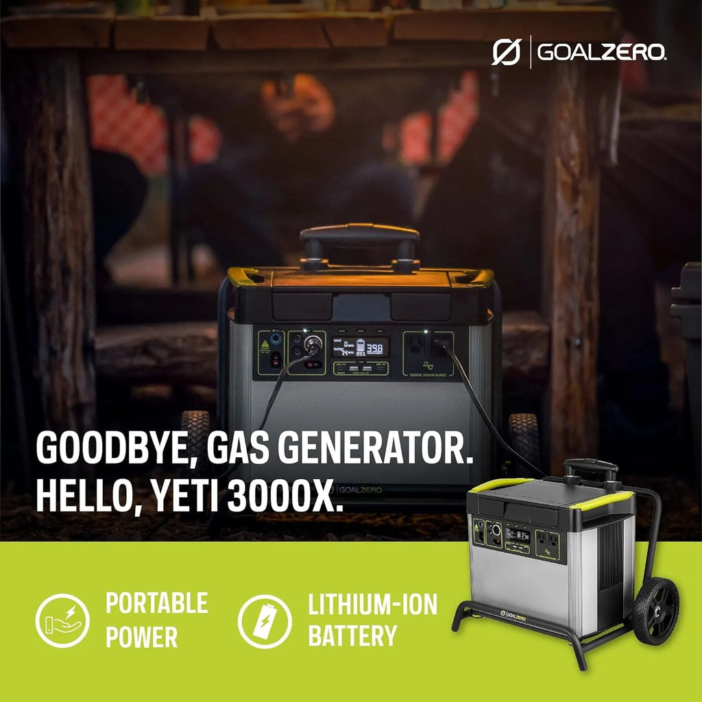 Portable Power Station 3032Wh Lithium Battery Generator 2000 Watt D5012