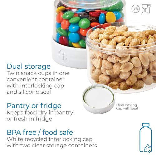 Recycled Plastic Medium Cabinet and Pantry Storage Canister X300212