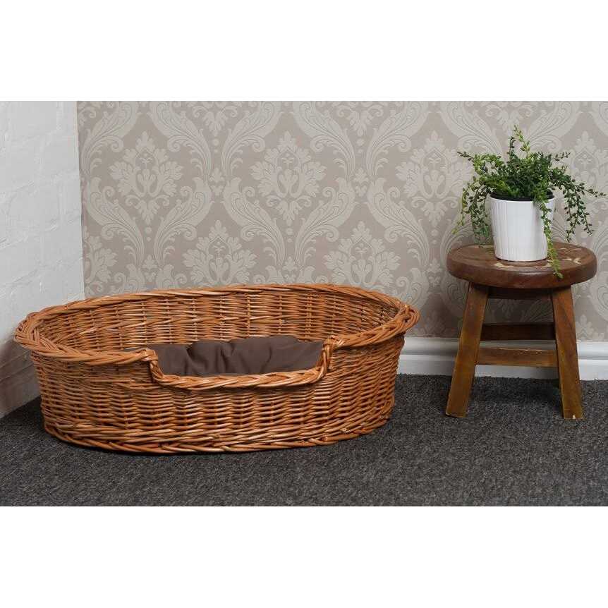 Wicker Dog Bed Basket J482