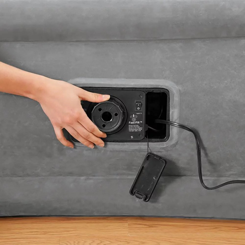 Twin Elevated Air Mattress with Built In Pump S77146