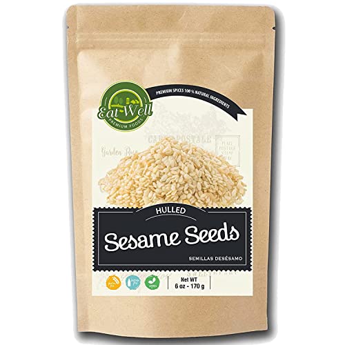 2 Lbs Hulled White Sesame Seeds P695