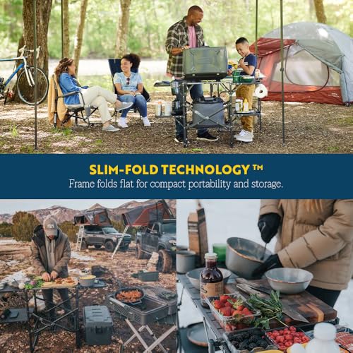 Portable Folding Cook Station with Heat Resistant Tabletop O57246
