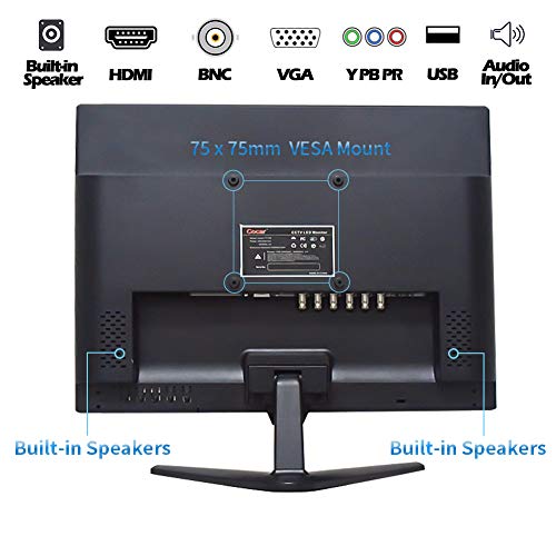 19.5" 1600x900 BNC CCTV Monitor H241