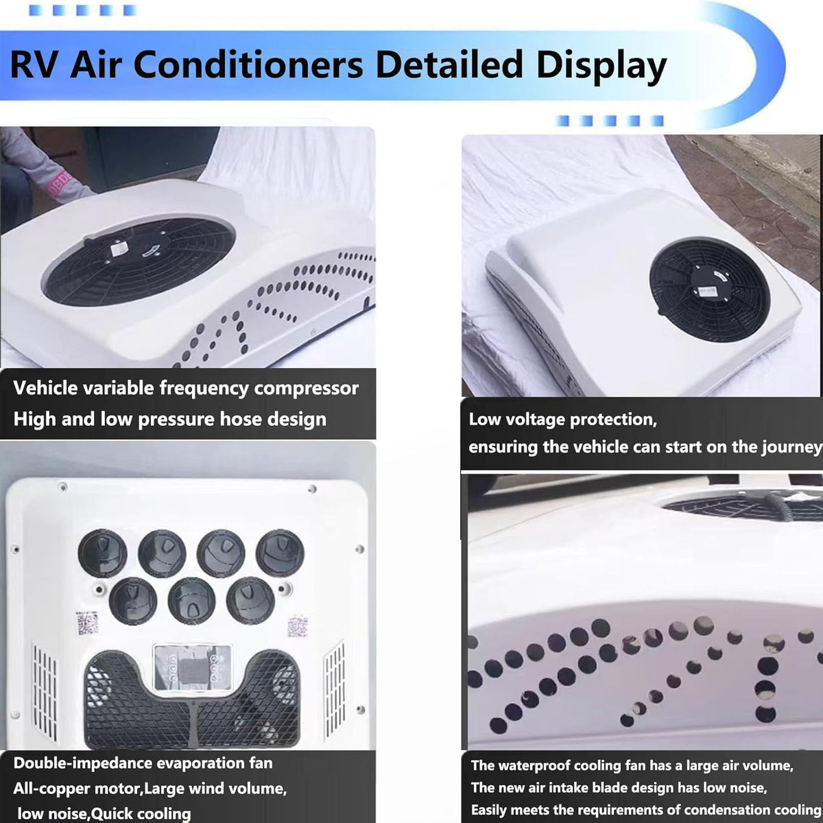 24V Heating Cooling RV Air Conditioner M303239