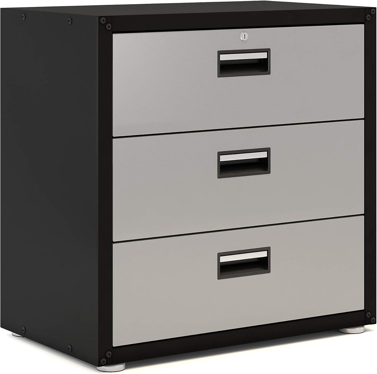 Black 3 Drawer Steel Cabinet U85787