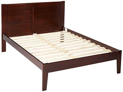 Cappuccino Full Panel Bed Z602