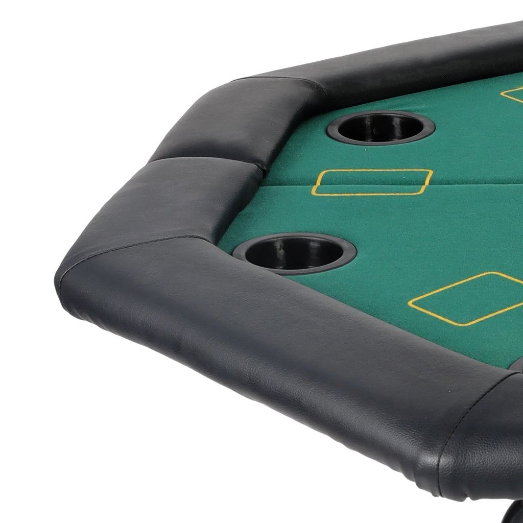 48 Octagon Folding Poker Table with Cup Holder T889