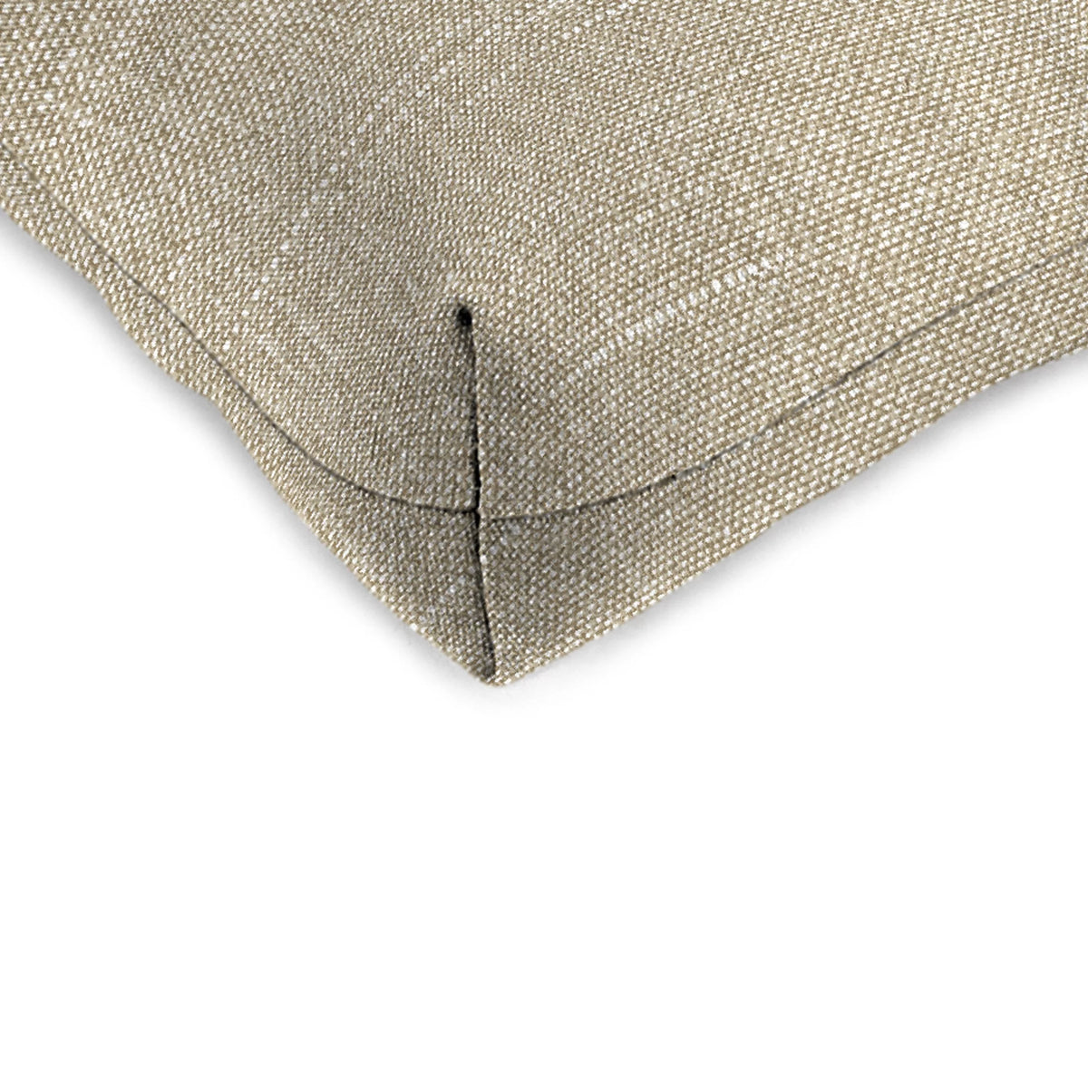 Tan Tufted Outdoor Settee Bench Cushion M3321