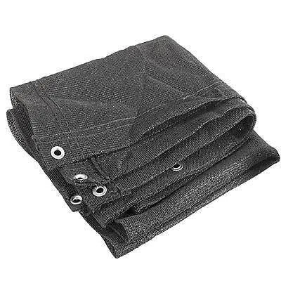 Black Mesh 12x24 Heavy Duty UV Screen Shade Tarp G9859