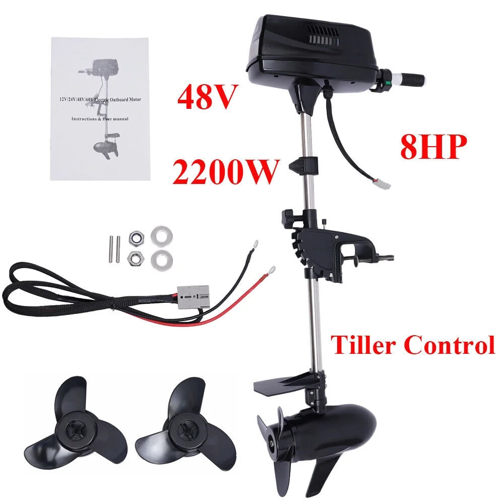 48V Electric Outboard Engine 8 Horsepower 2200W X3029