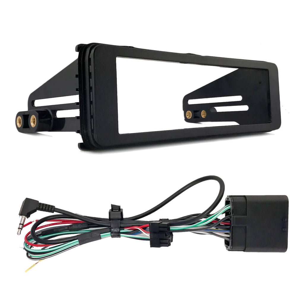 Single DIN Marine Bluetooth USB AUX AM/FM CD Receiver with 2x 6.5 120W Marine Speakers X147940