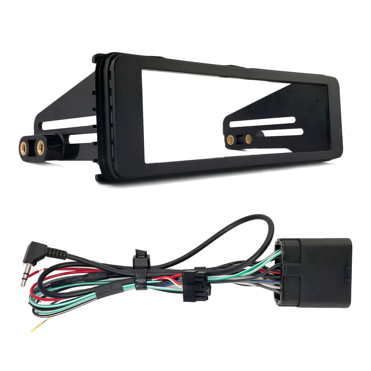 Single DIN Marine Bluetooth USB AUX AM/FM CD Receiver with 2x 6.5 120W Marine Speakers X147940