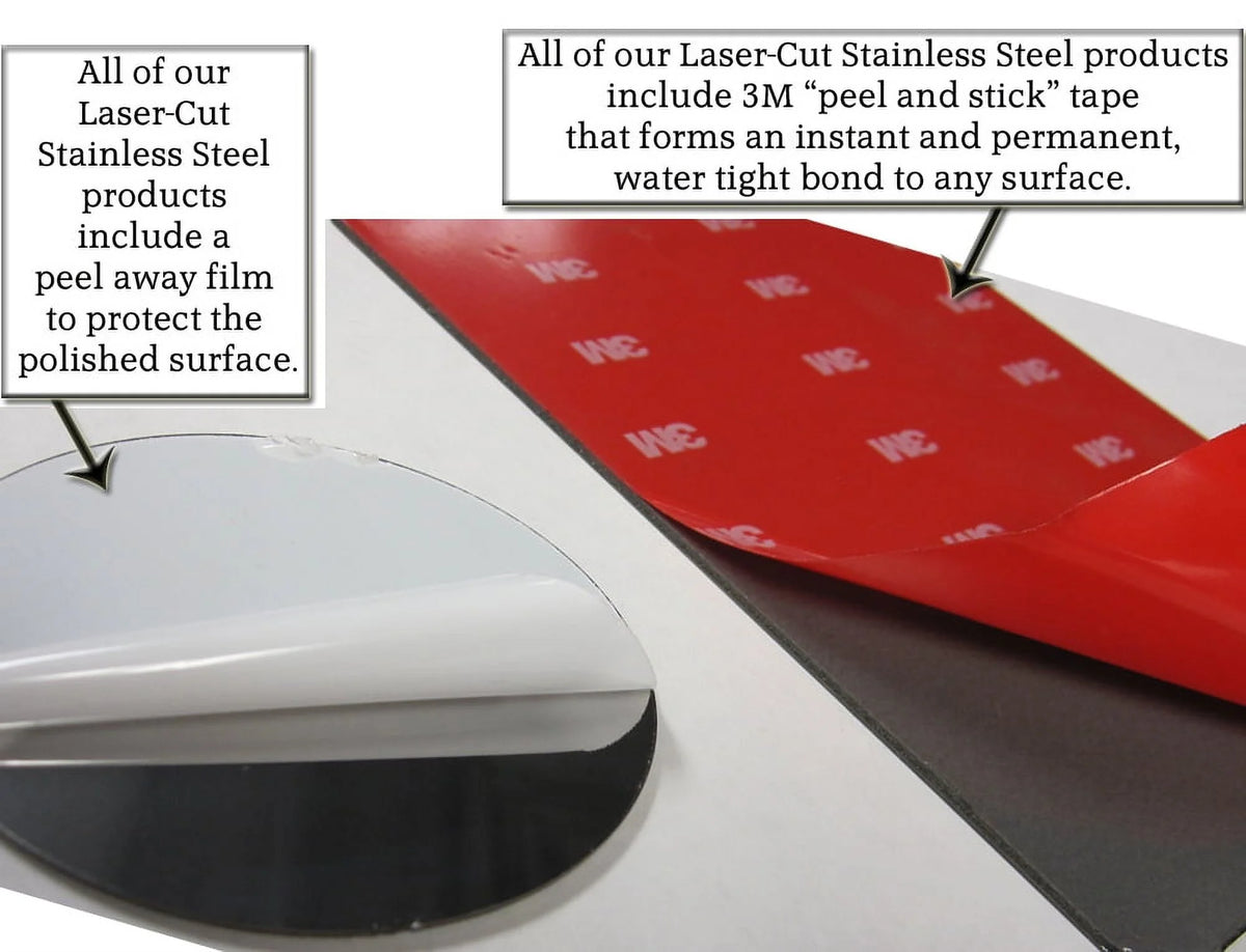 Stainless Steel Tailgate Accent 1Pc R45185