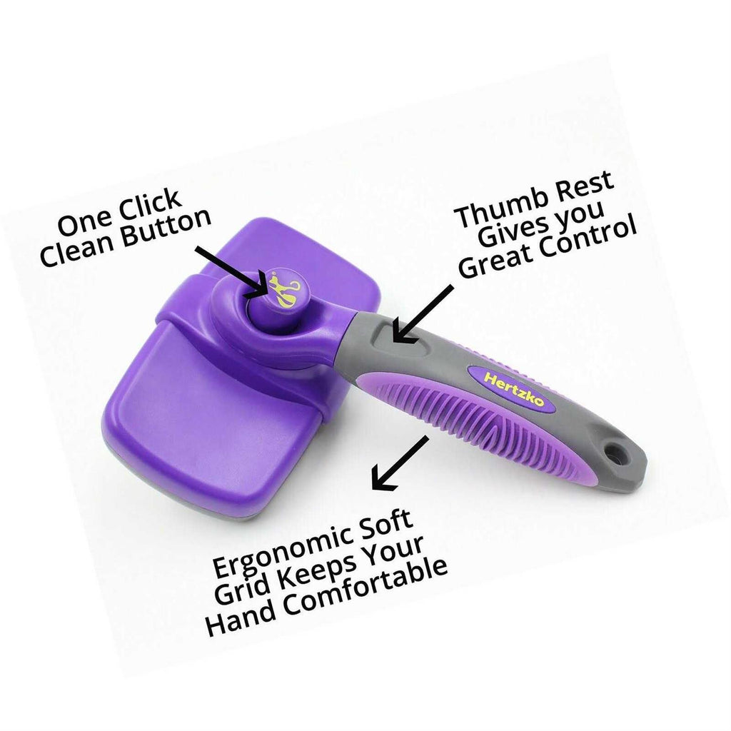 Self-Cleaning Dog & Cat Slicker Brush M3056