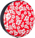 Red Hawaiian Print Rigid Tire Cover D510424