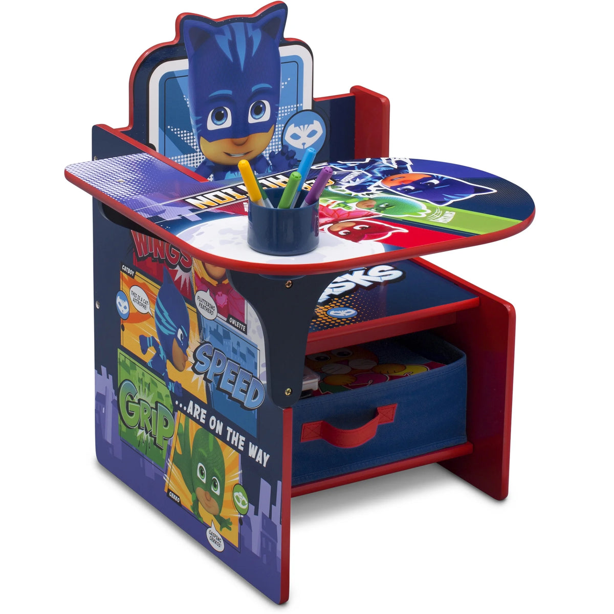 Chair Desk with Storage Bin M60798