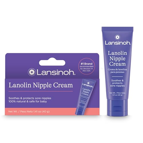 100% Natural Lanolin Nipple Cream, 1.41 Ounces T71133