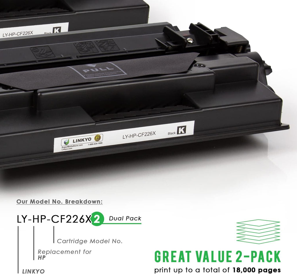 Compatible Toner Cartridge Black High Yield 2-Pack G64385
