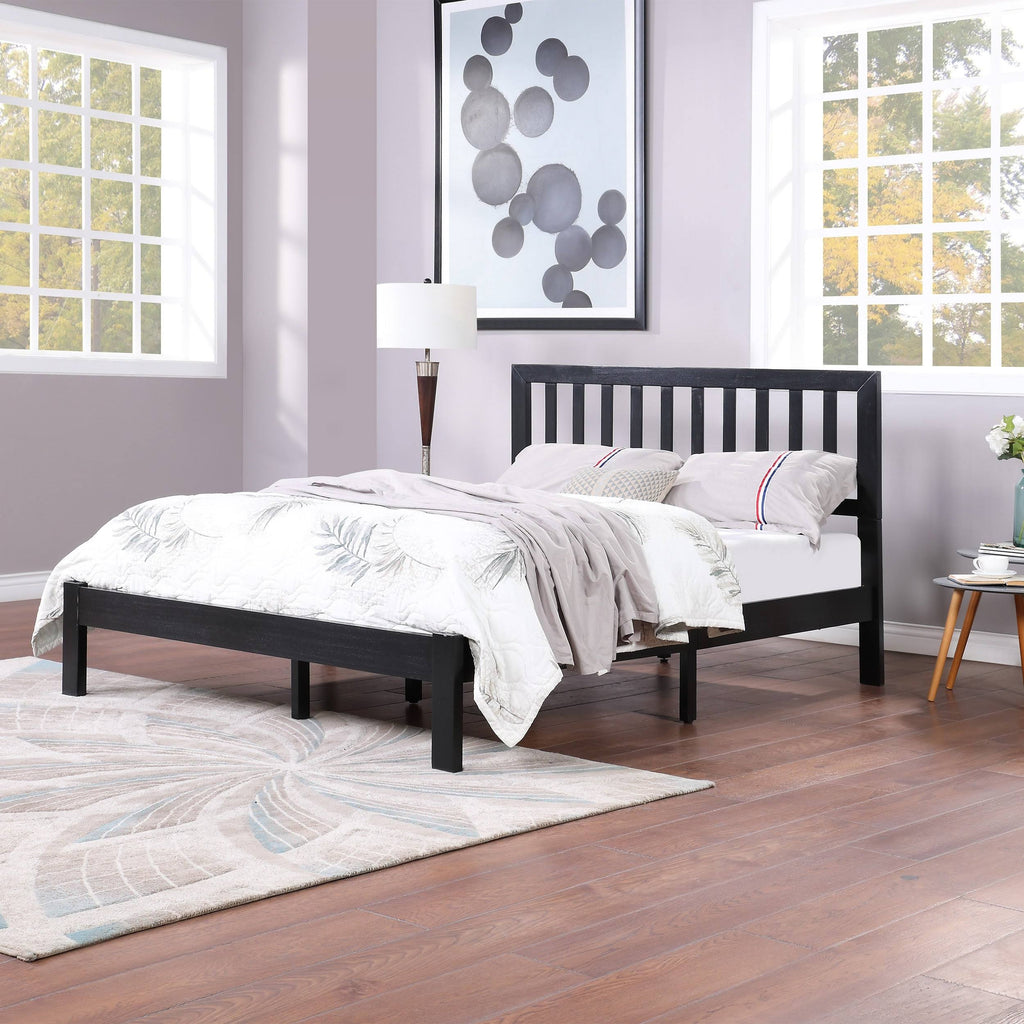 Acacia Wood Queen Bed Platform I42389