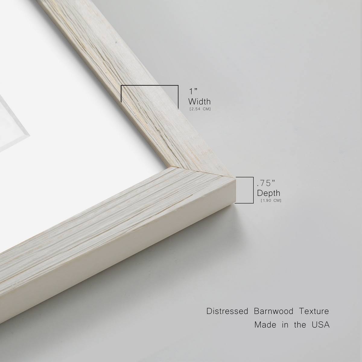 Framed Print 20x24 White W2946