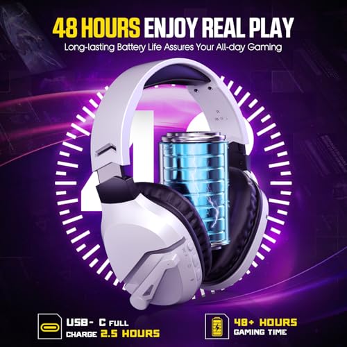 Wireless Gaming Headset with Noise Canceling Microphone L456