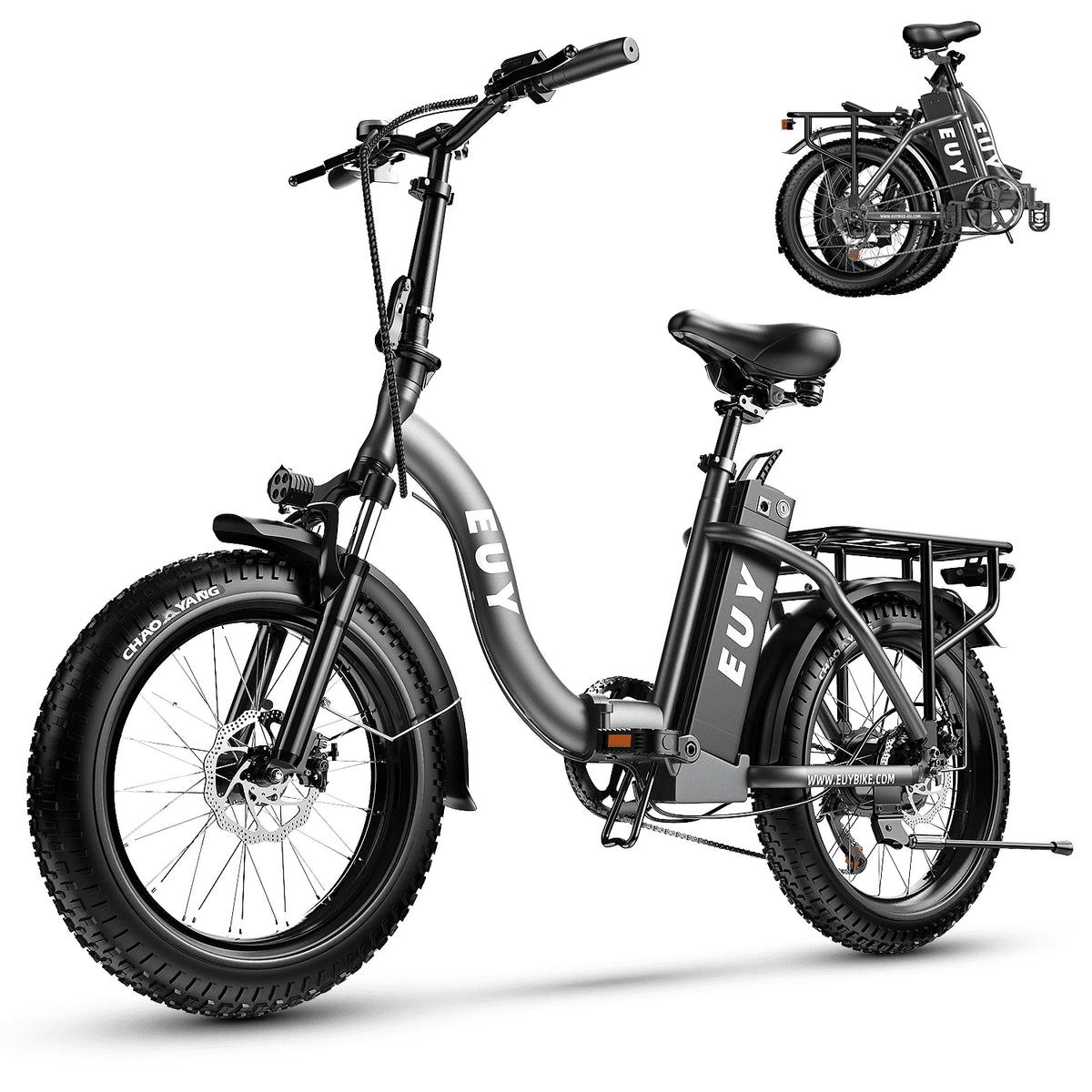 Electric Bike 750W Motor 20 Fat Tire 48V 15Ah Battery W340