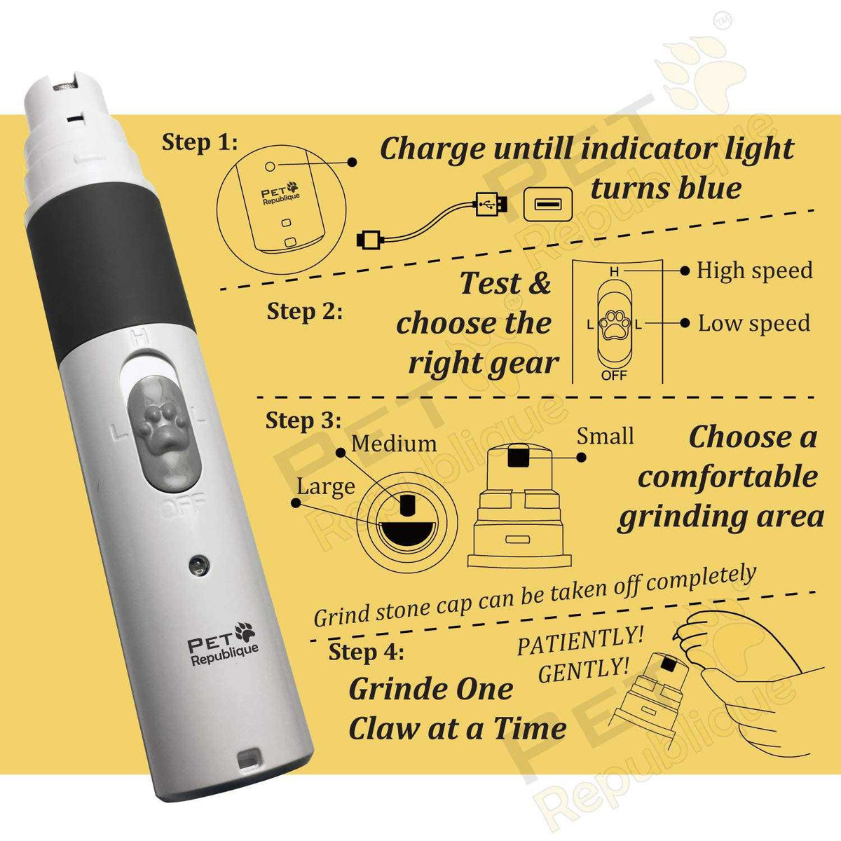 Dog & Cat Nail Grinder & Nail Clippers F255430