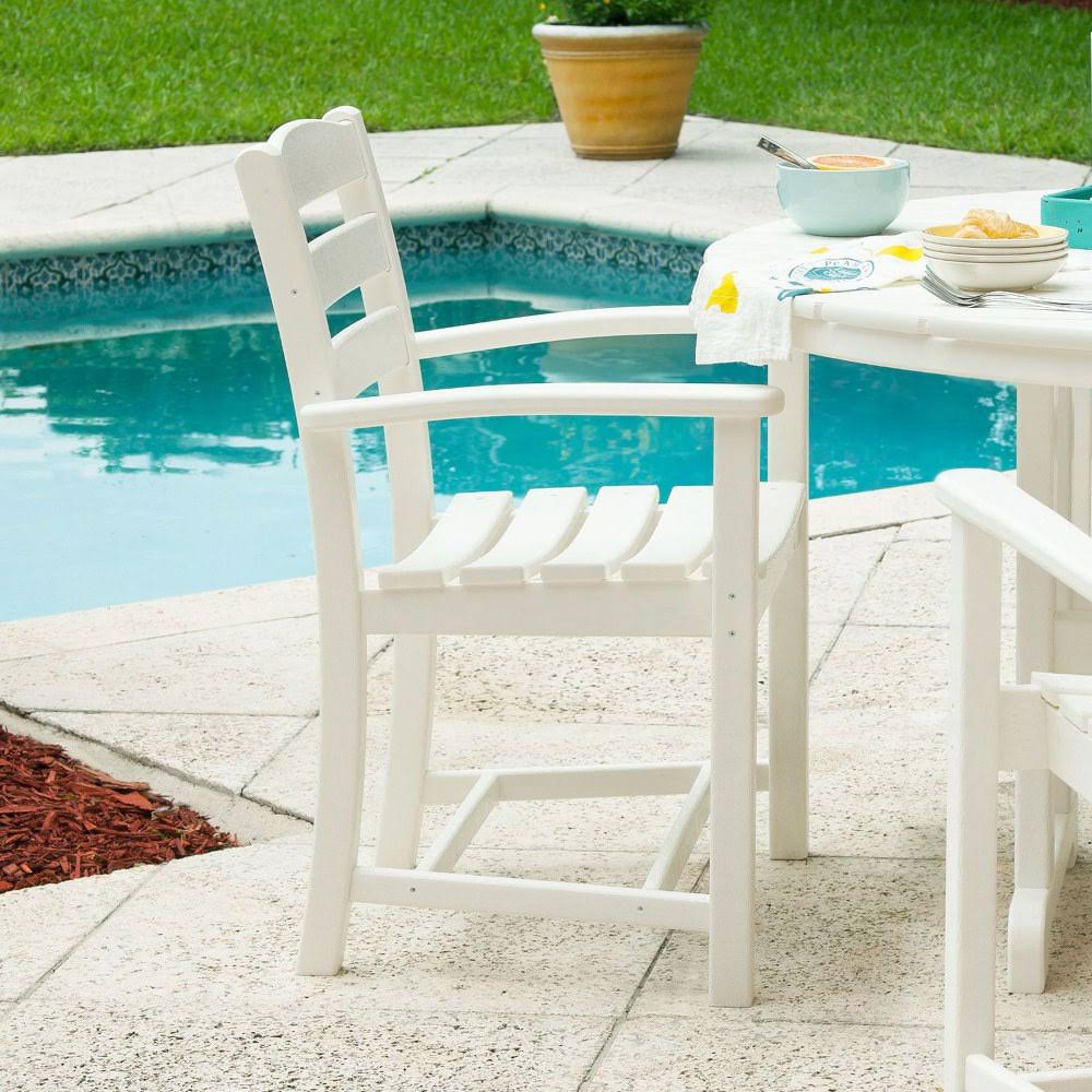 White Dining Arm Chair P150