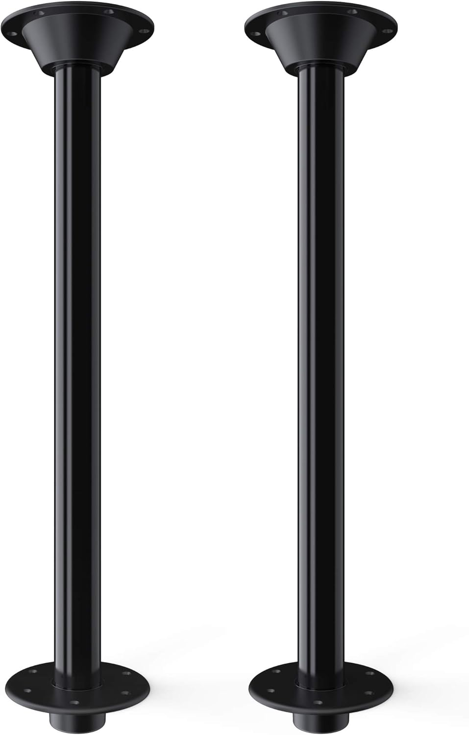 Recessed Mount Table Leg System Two Pack Black 29" D440
