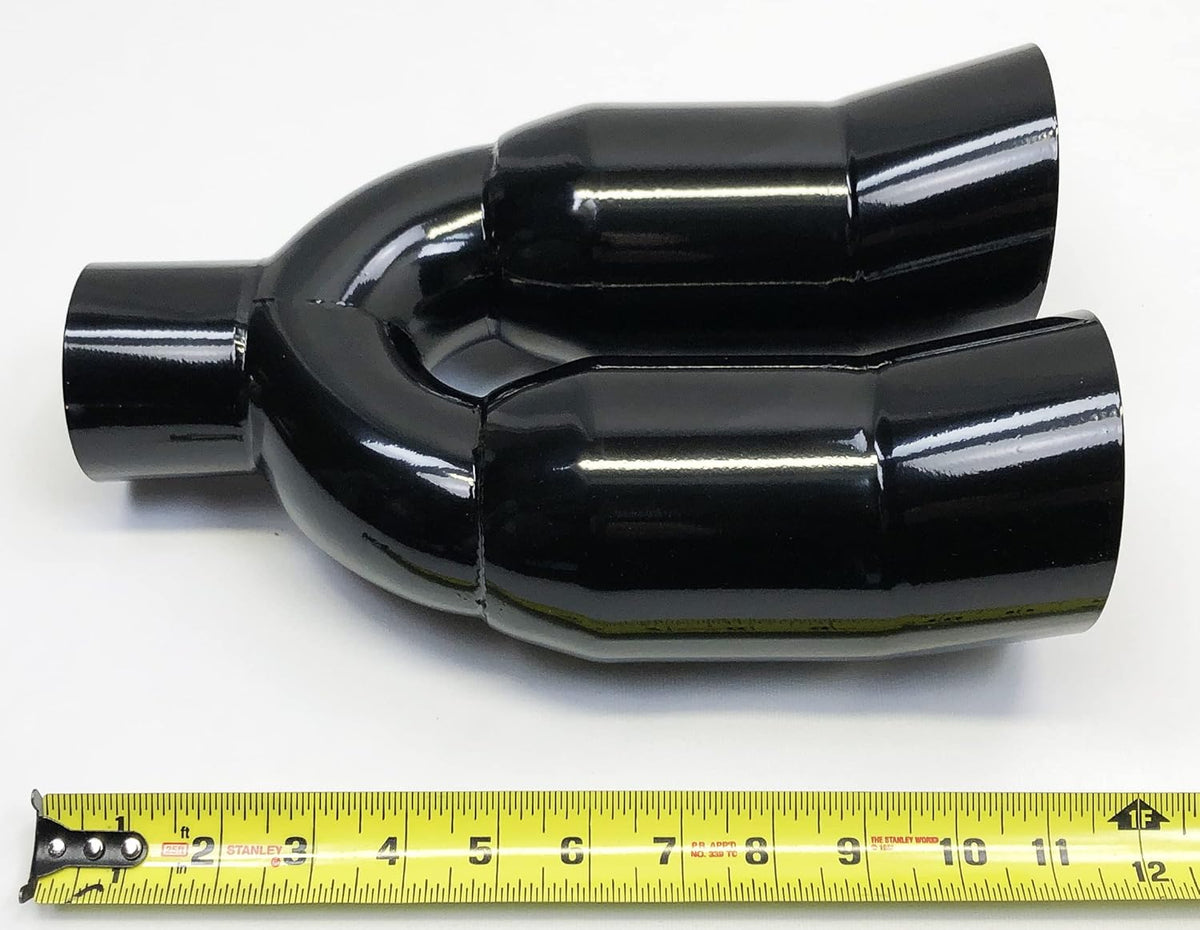 Gloss Black Stainless Steel Exhaust Tip C6288