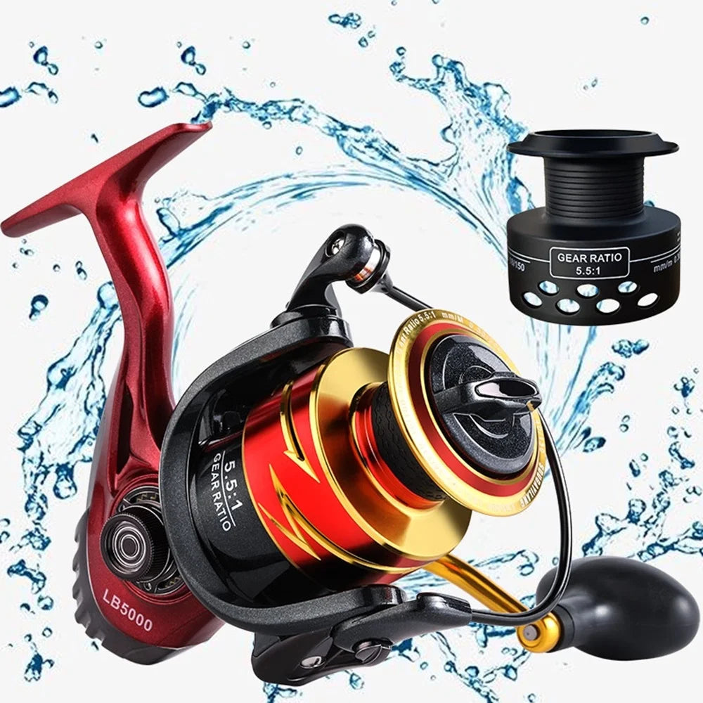 Sougayilang Fishing Reel Ultralight 12+1 BB Spinning Reel K297