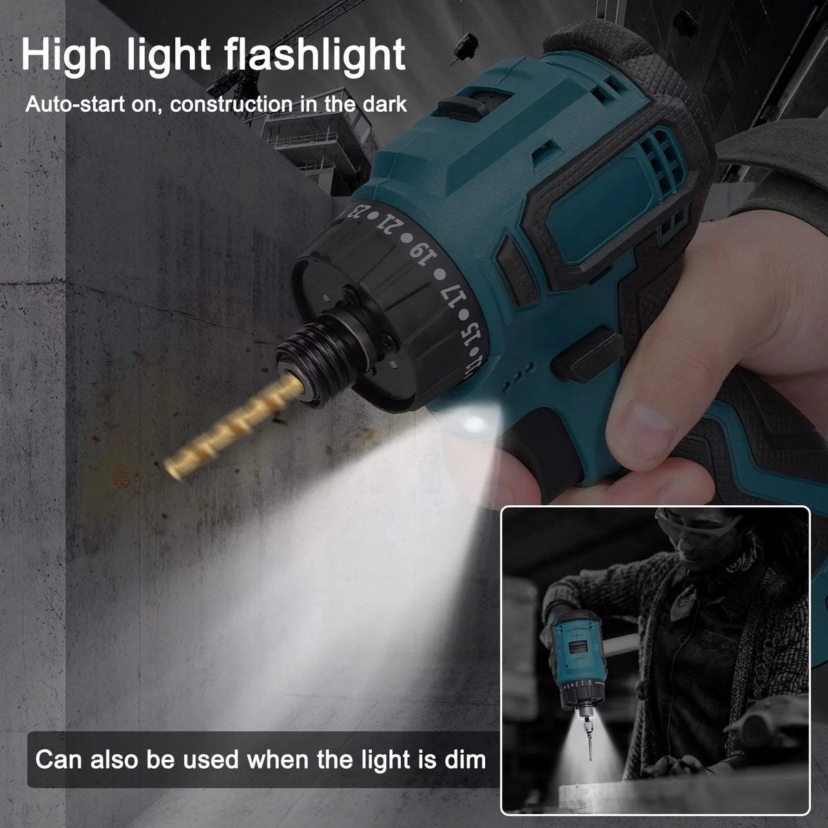 18V Lithium Brushless Electric Screwdriver Q18297