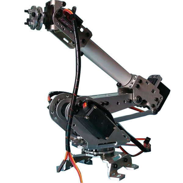 6DOF Aluminum Robot Arm Kit with 6 Pcs Servo T568
