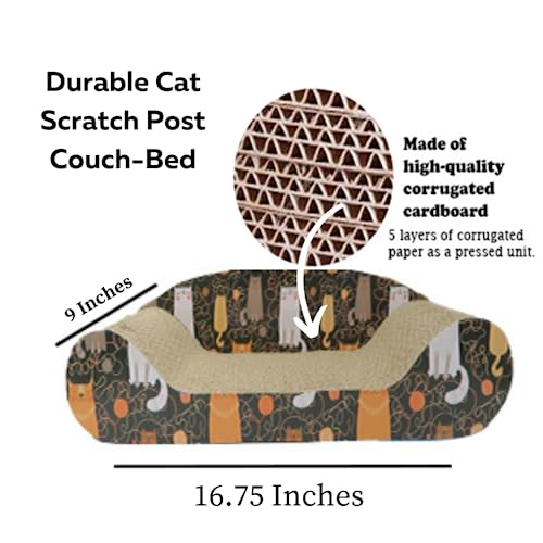 Cat Scratching Pad Cardboard Lounge H620