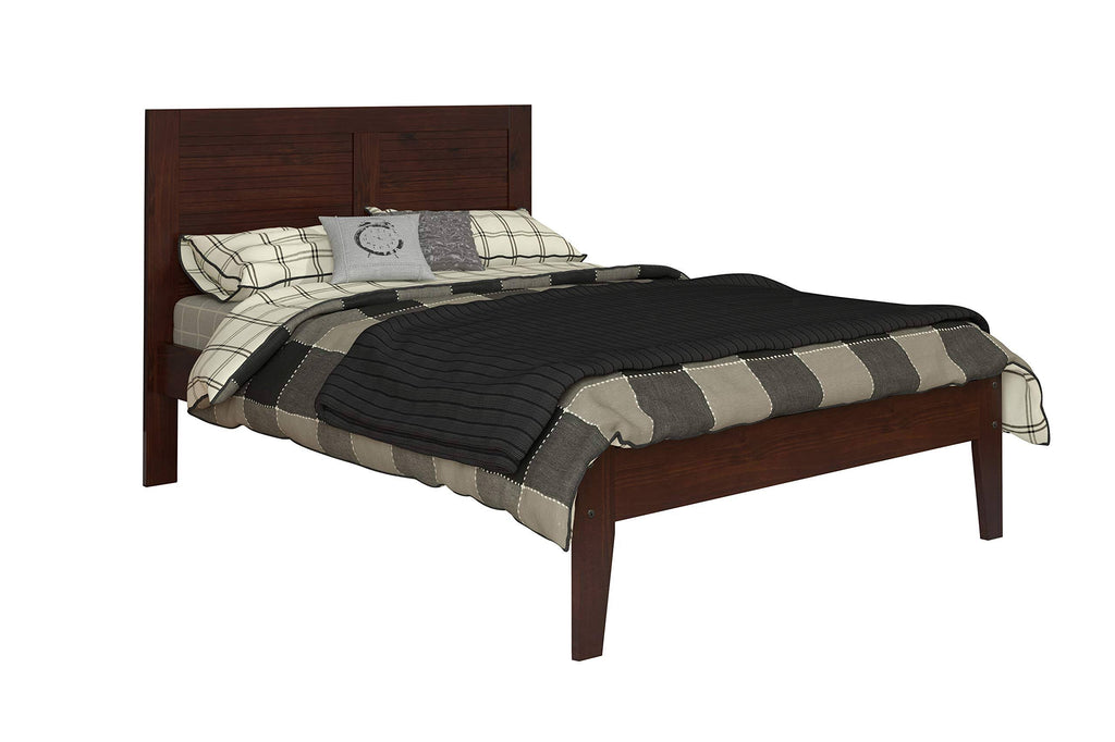 Cappuccino Full Panel Bed Z602