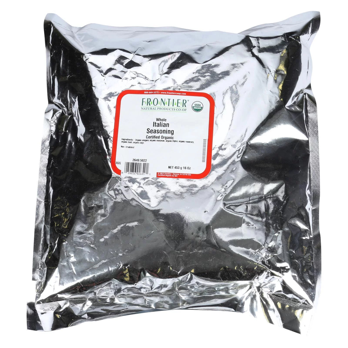 Organic Italian Seasoning 1LB O610