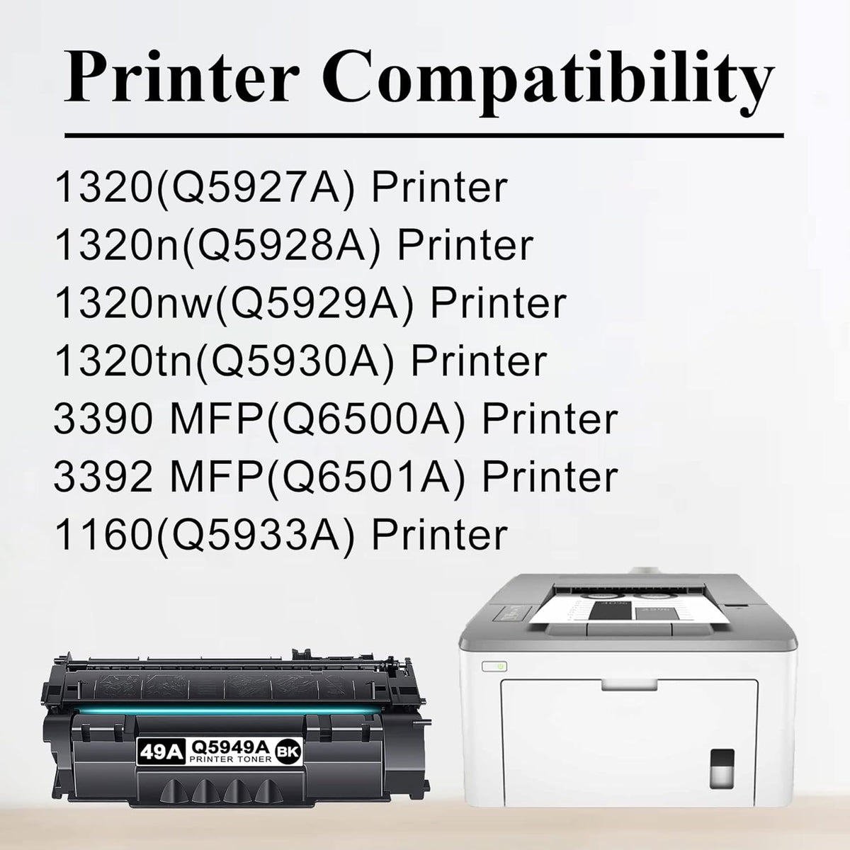 Black 2-Pack Compatible 49A Toner Cartridge K3281