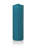 Turquoise Pillar Candles Set of 12 A38418
