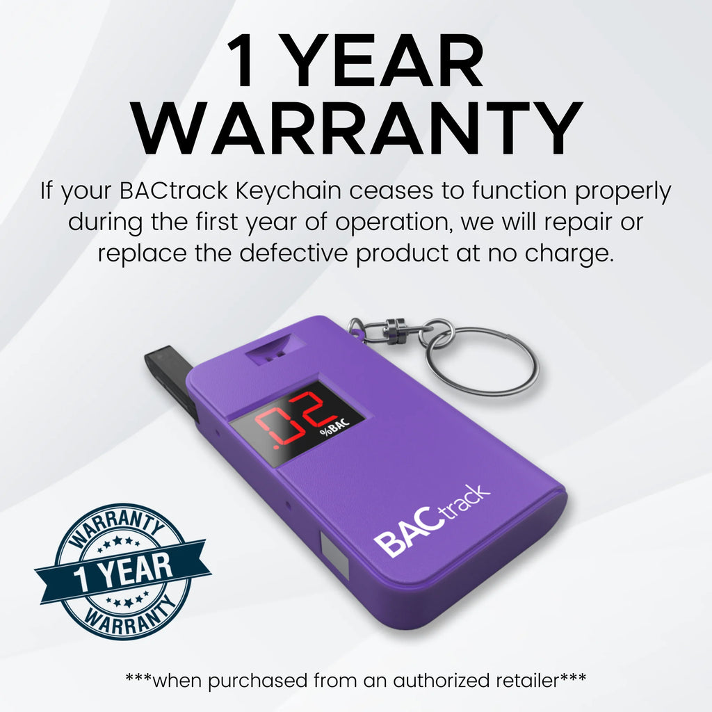 Black Keychain Breathalyzer L43549