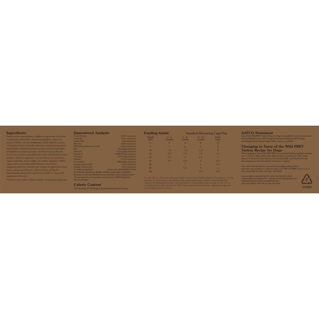 Dog Food Turkey X9774